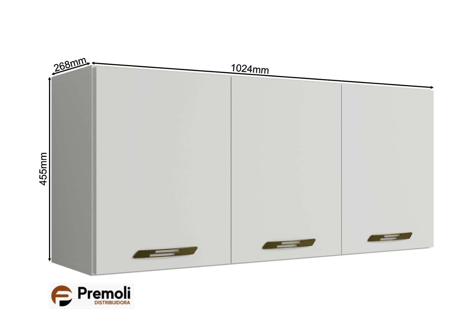 Aereo 3 Portas Cor Branco Premoli